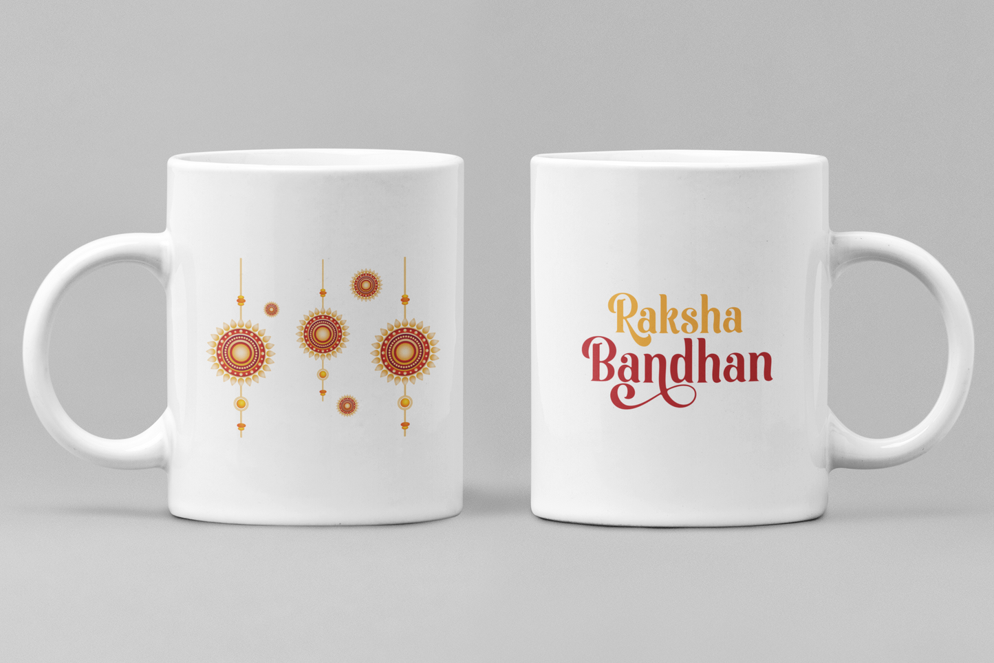 Raksha Bandhan Gift Mug – 330ML (11oz) White Ceramic Coffee Mug | Rakhi Gift for Sibling | Festive Rakhi Coffee Mug for Raksha Bandhan 2025
