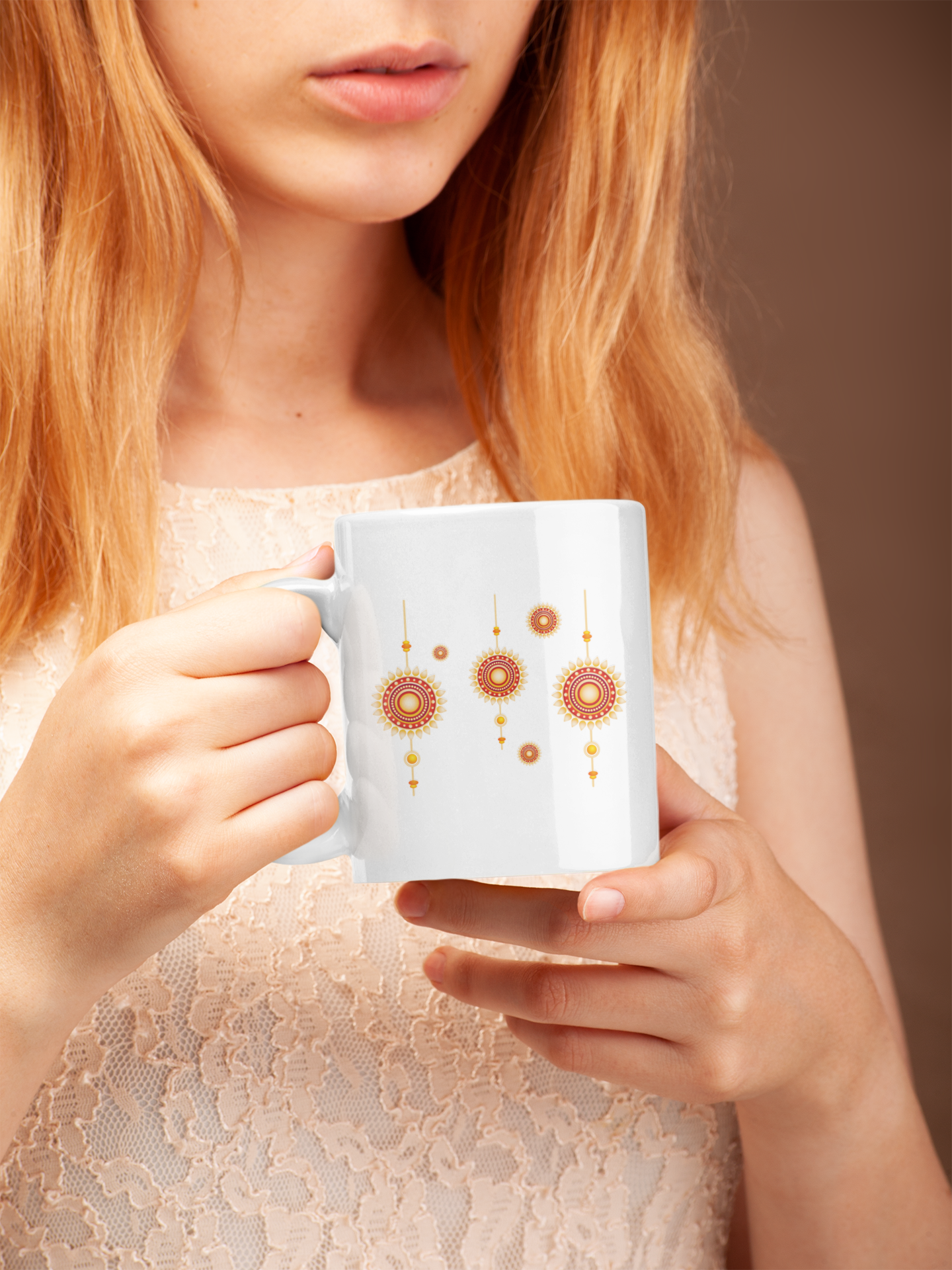 Raksha Bandhan Gift Mug – 330ML (11oz) White Ceramic Coffee Mug | Rakhi Gift for Sibling | Festive Rakhi Coffee Mug for Raksha Bandhan 2025
