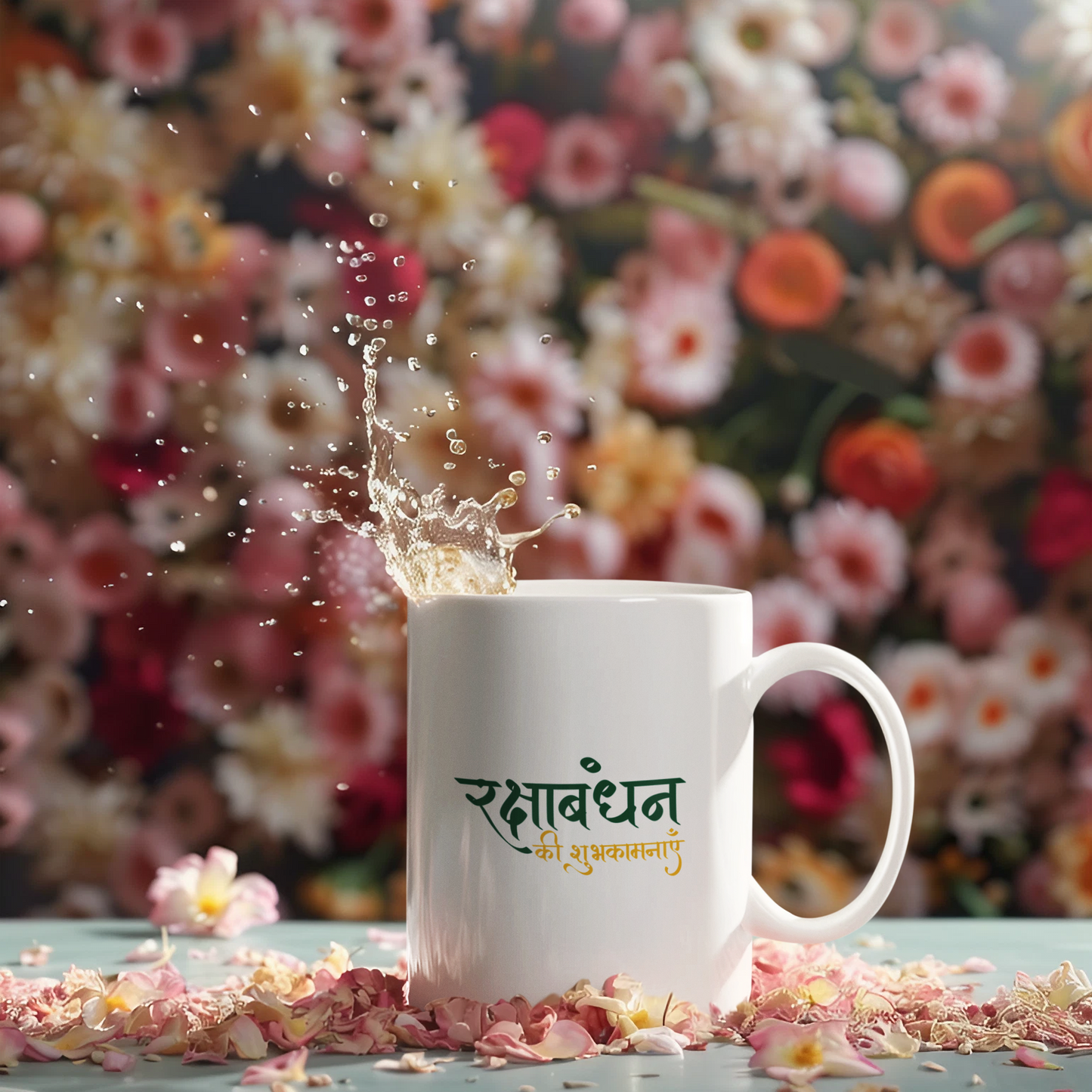 Raksha Bandhan Gift Mug – 330ML (11oz) White Ceramic Coffee Mug | Rakhi Gift for Sibling | Festive Rakhi Coffee Mug for Raksha Bandhan 2025